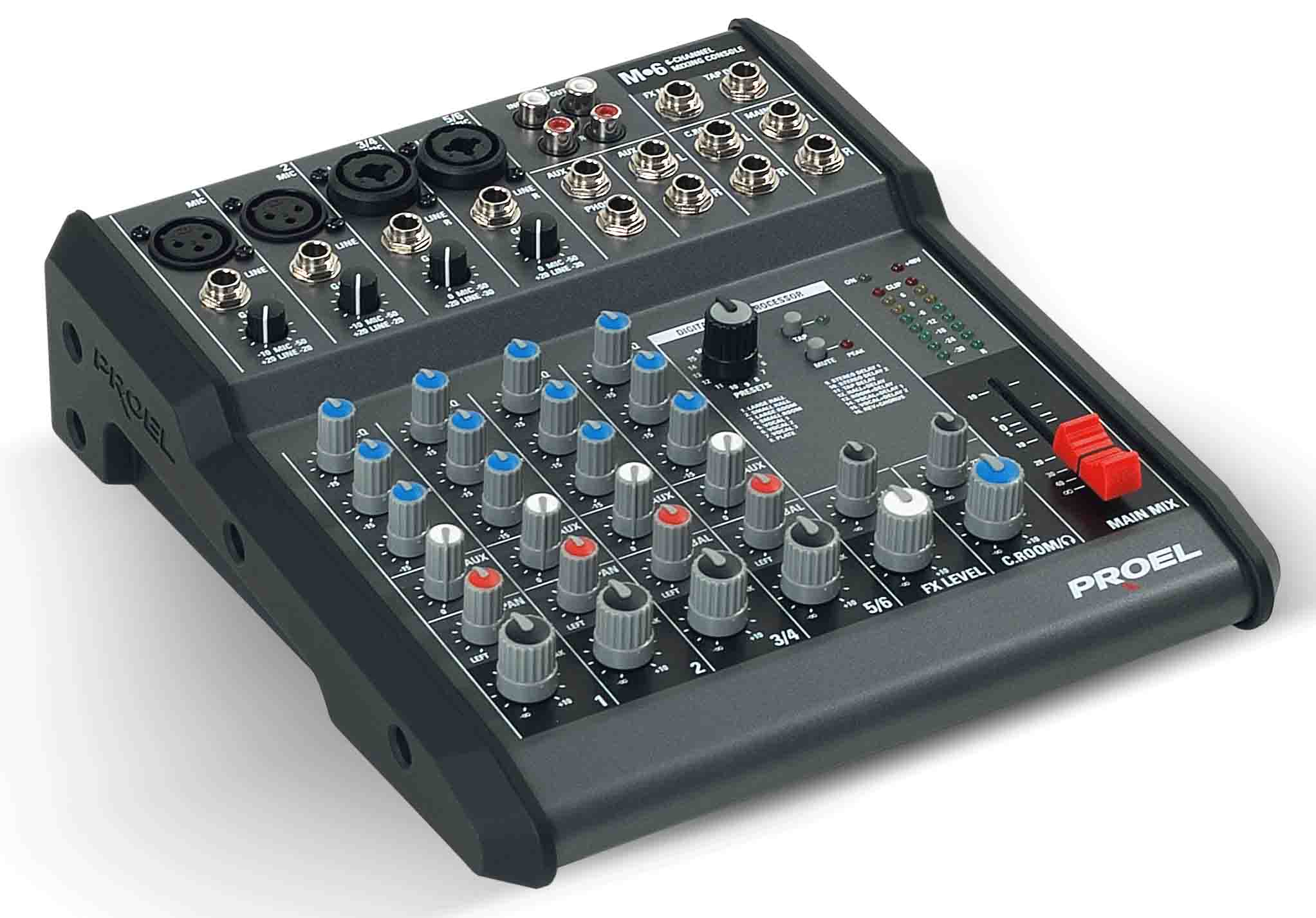宝龙 M6调音台价格 参数 图片 宝龙(Proel)音频